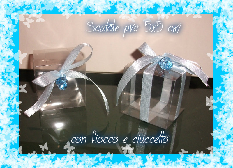 Scatto pvc 5x5 - con ciuccio e fiocco -